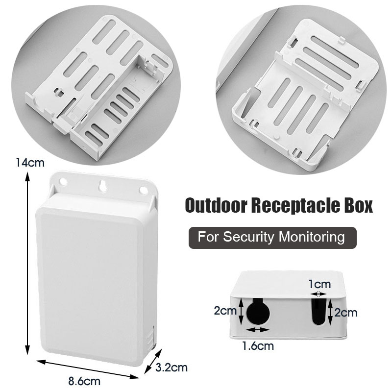 Outdoor Power Receptacle - غطاء مقبس كهربائي خارجي، صندوق توصيل