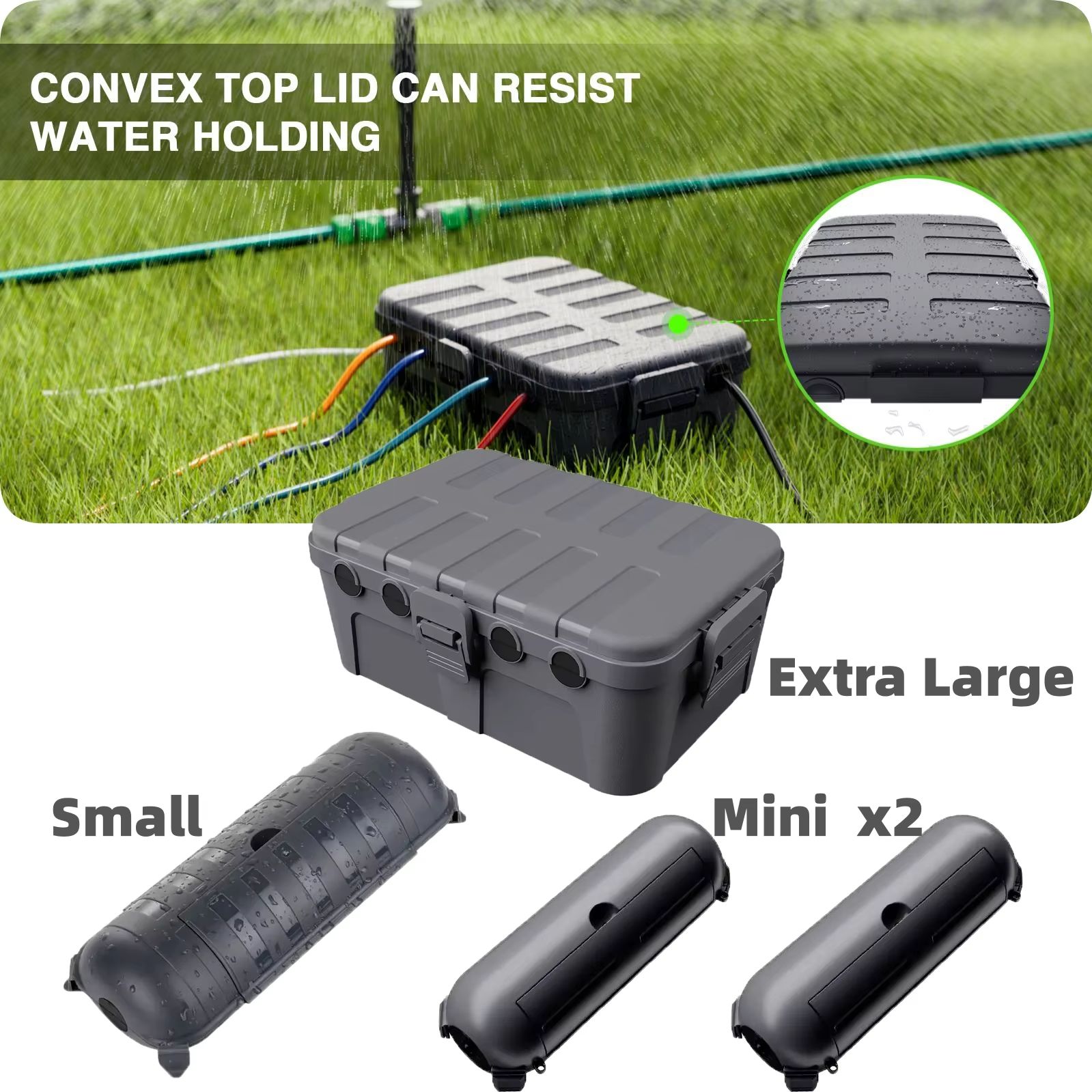 Outdoor Power Adapter - صندوق كهربائي خارجي كبير مقاوم للعوامل