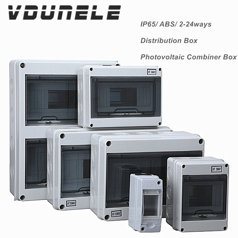 Outdoor Power Outlet Box - صندوق توزيع IP65 لقواطع التيار المستمر