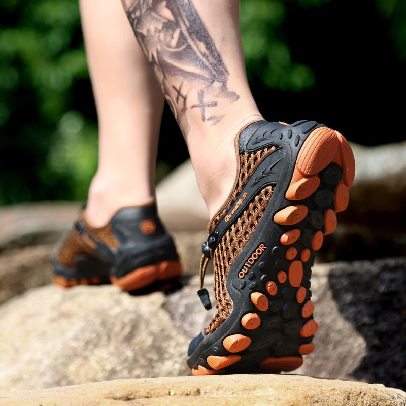 Outdoor Power Deals - الرحلات الجبلية الرجال الأحذية الرياضية سلة