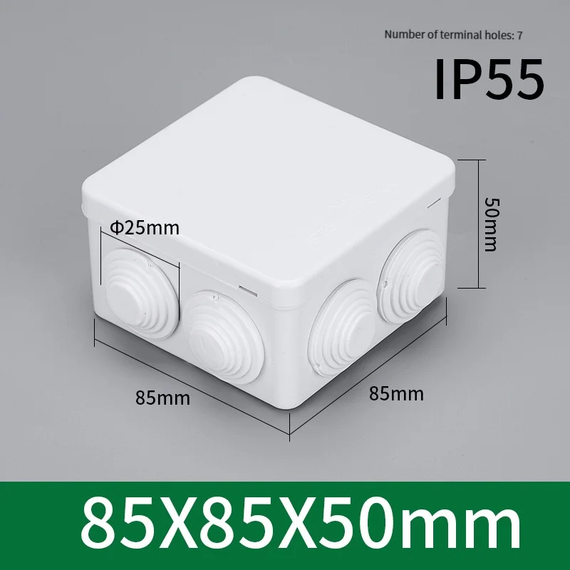 Outdoor Power Outlet Box - صندوق بلاستيكي مقاوم للماء IP55 للاستخدام