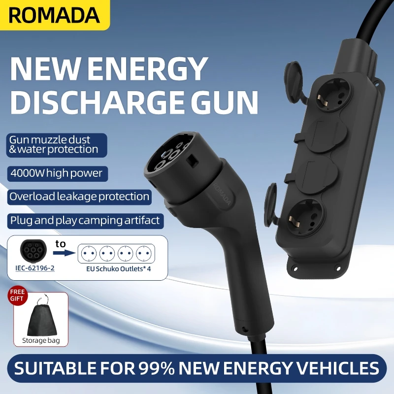 Outdoor Power Adapter - كابل محمول 16 أمبير 4 كيلو