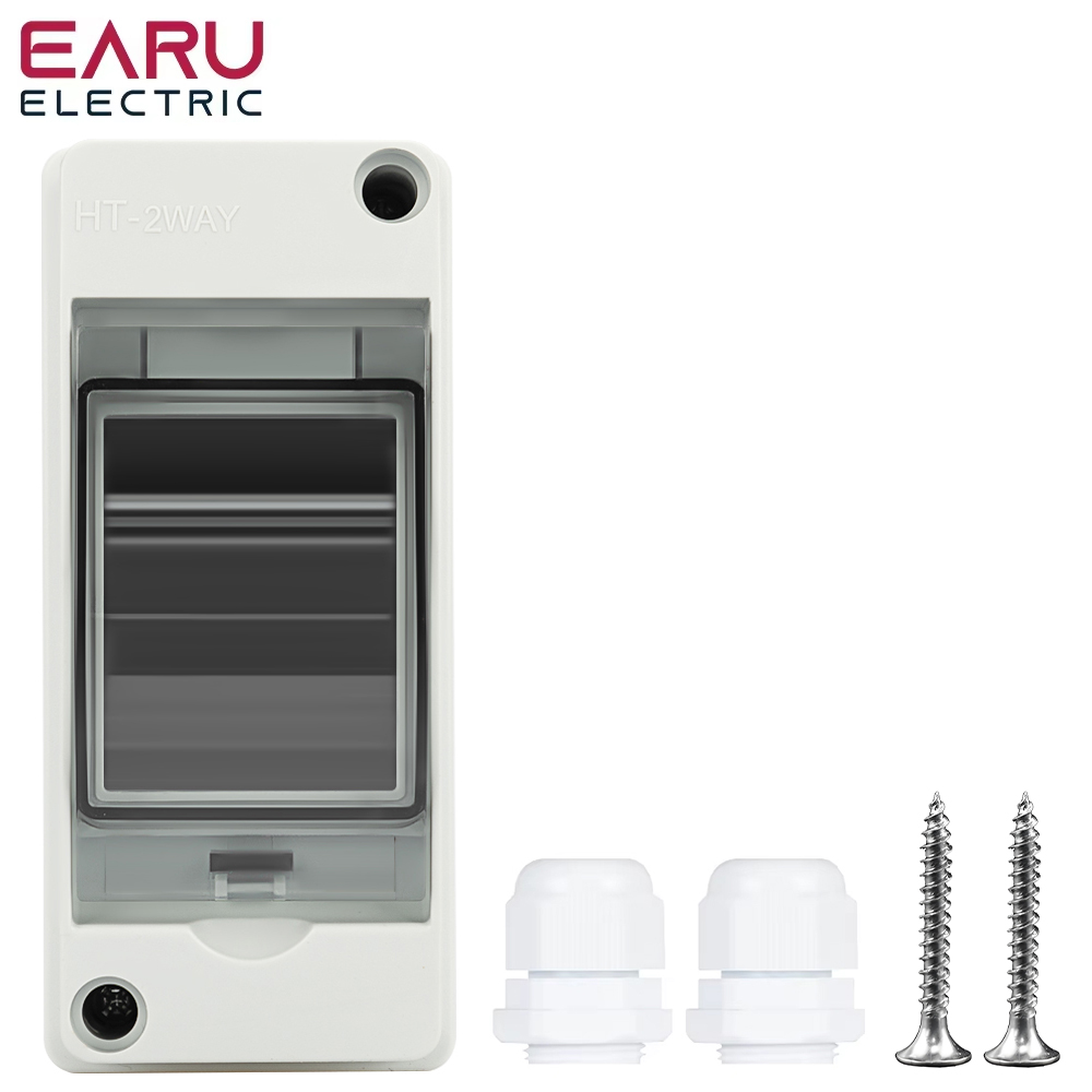 Outdoor Power Outlet Box - صندوق قاطع توزيع مقاوم للماء ،