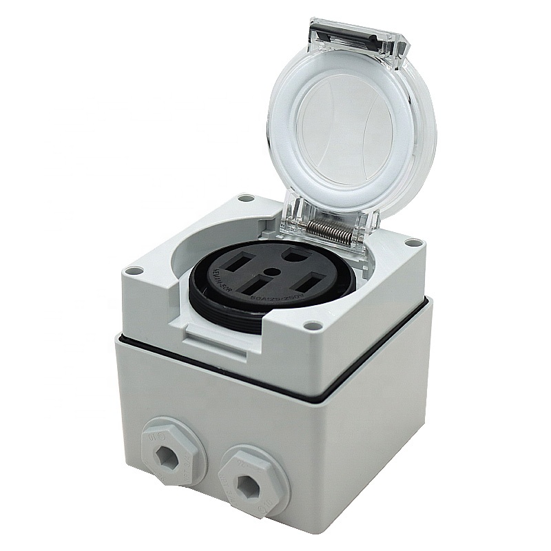50 أمبير مولد RV صندوق مداخل ا - مراجعة Outdoor Power Receptacle وسعره