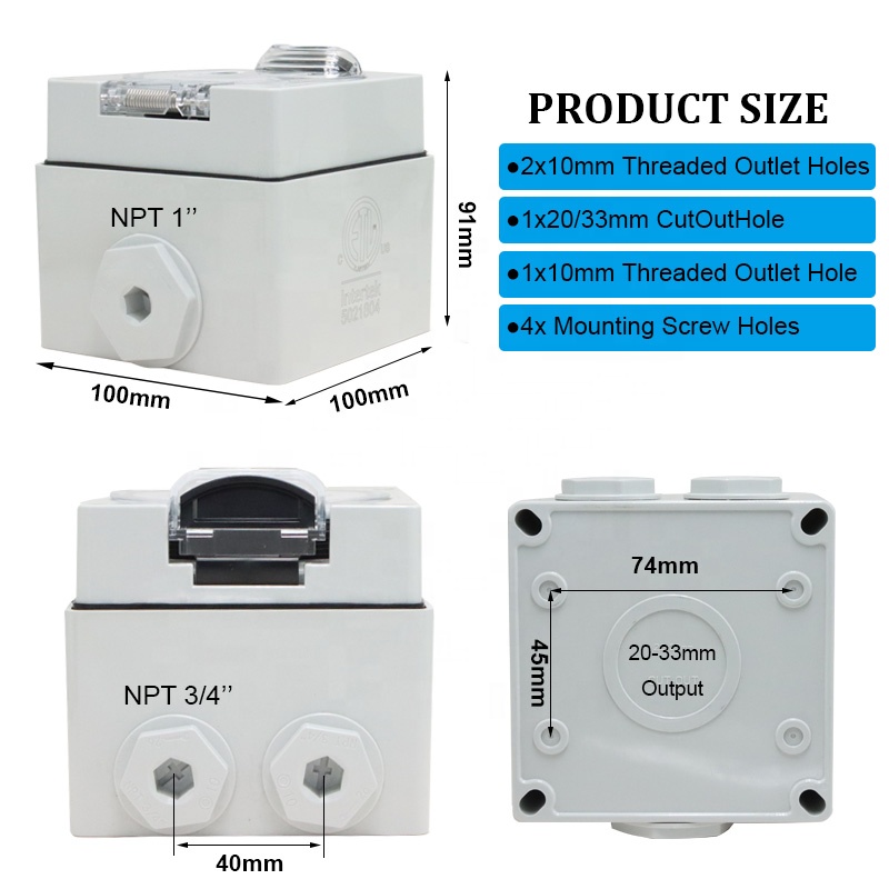 50 أمبير مولد RV صندوق مداخل ا - مراجعة Outdoor Power Receptacle وسعره