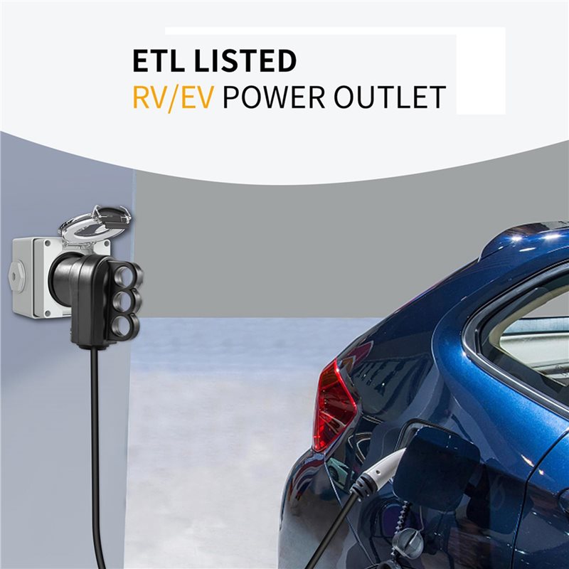 2X 30Amp صندوق منافذ الطاقة، 1 - مراجعة Outdoor Power Receptacle وسعره