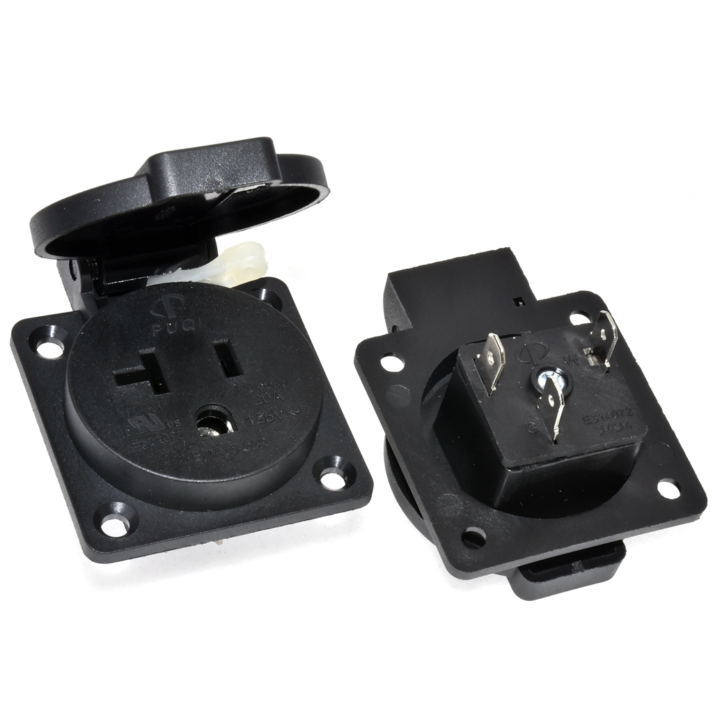 مقبس وعاء سلكي أسود متعدد الوظ - مراجعة Outdoor Power Receptacle وسعره