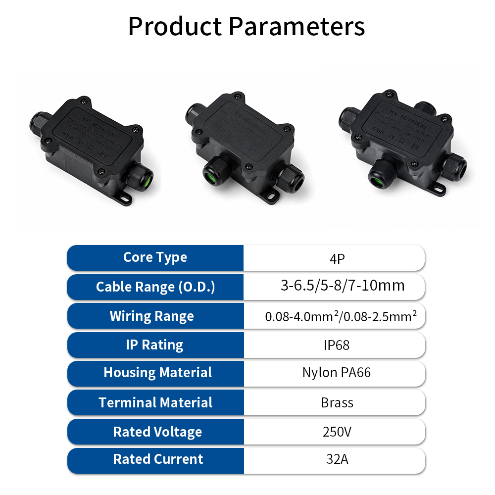 صندوق توصيل مقاوم للماء IP68 ب - مراجعة Outdoor Power Outlet Box وسعره