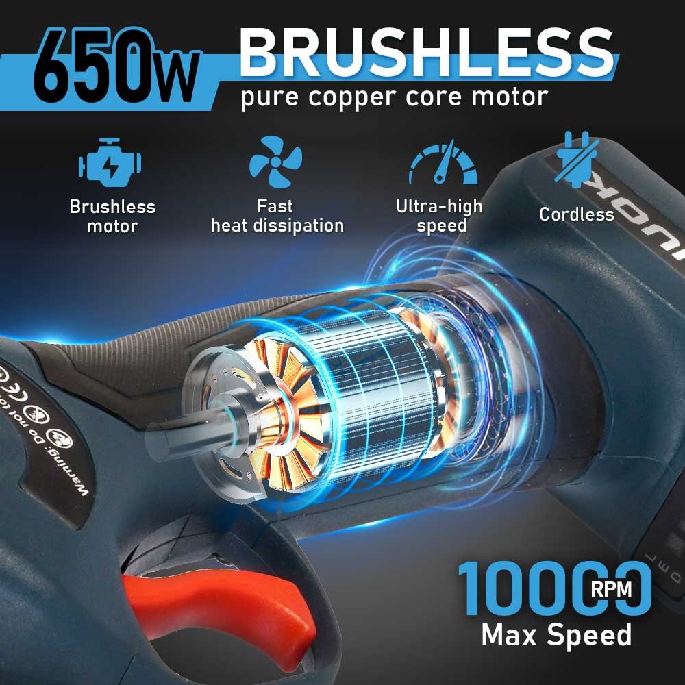 مقص تقليم كهربائي بدون فرشاة 1 - مراجعة Outdoor Power Usa وسعره