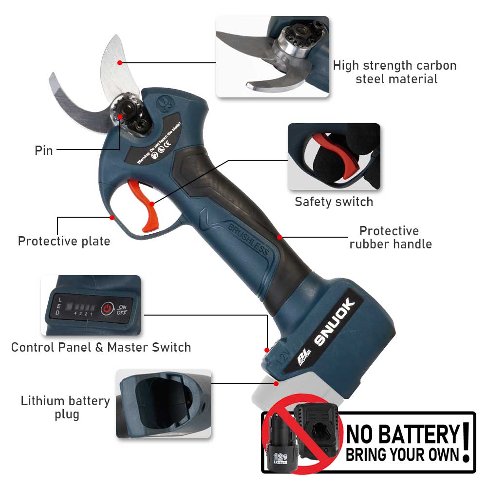 مقص تقليم كهربائي بدون فرشاة 1 - مراجعة Outdoor Power Usa وسعره