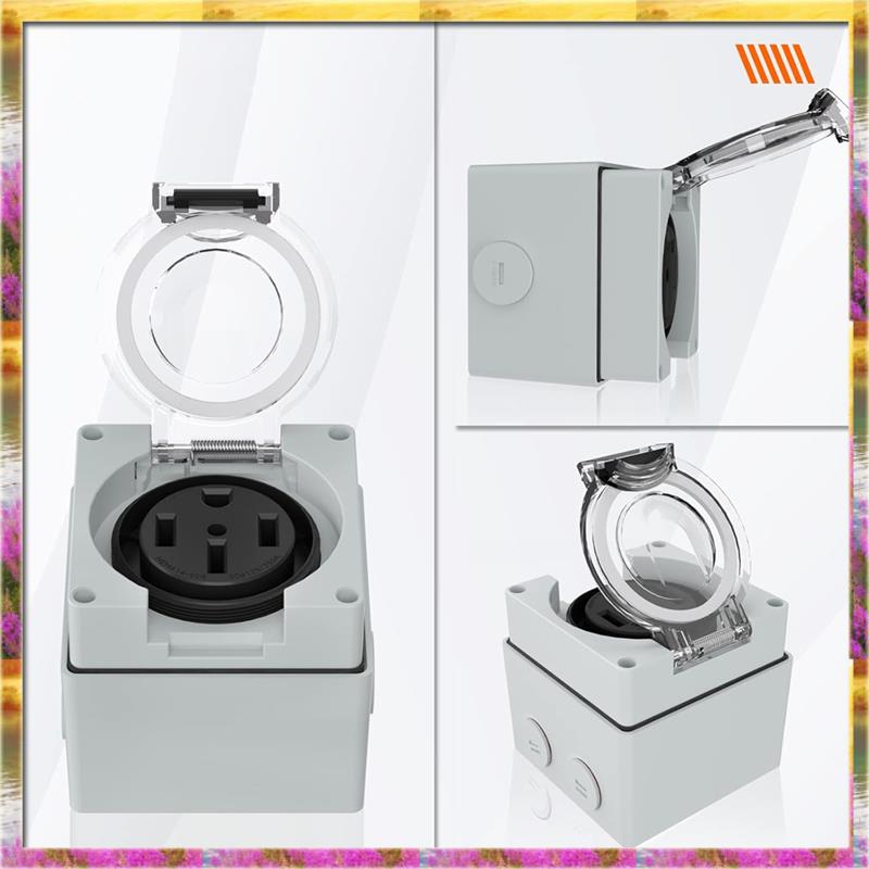 AA46 HOT-50Amp صندوق مخرج طاقة - مراجعة Outdoor Power Receptacle وسعره